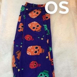 Lularoe. Candy skull leggings
